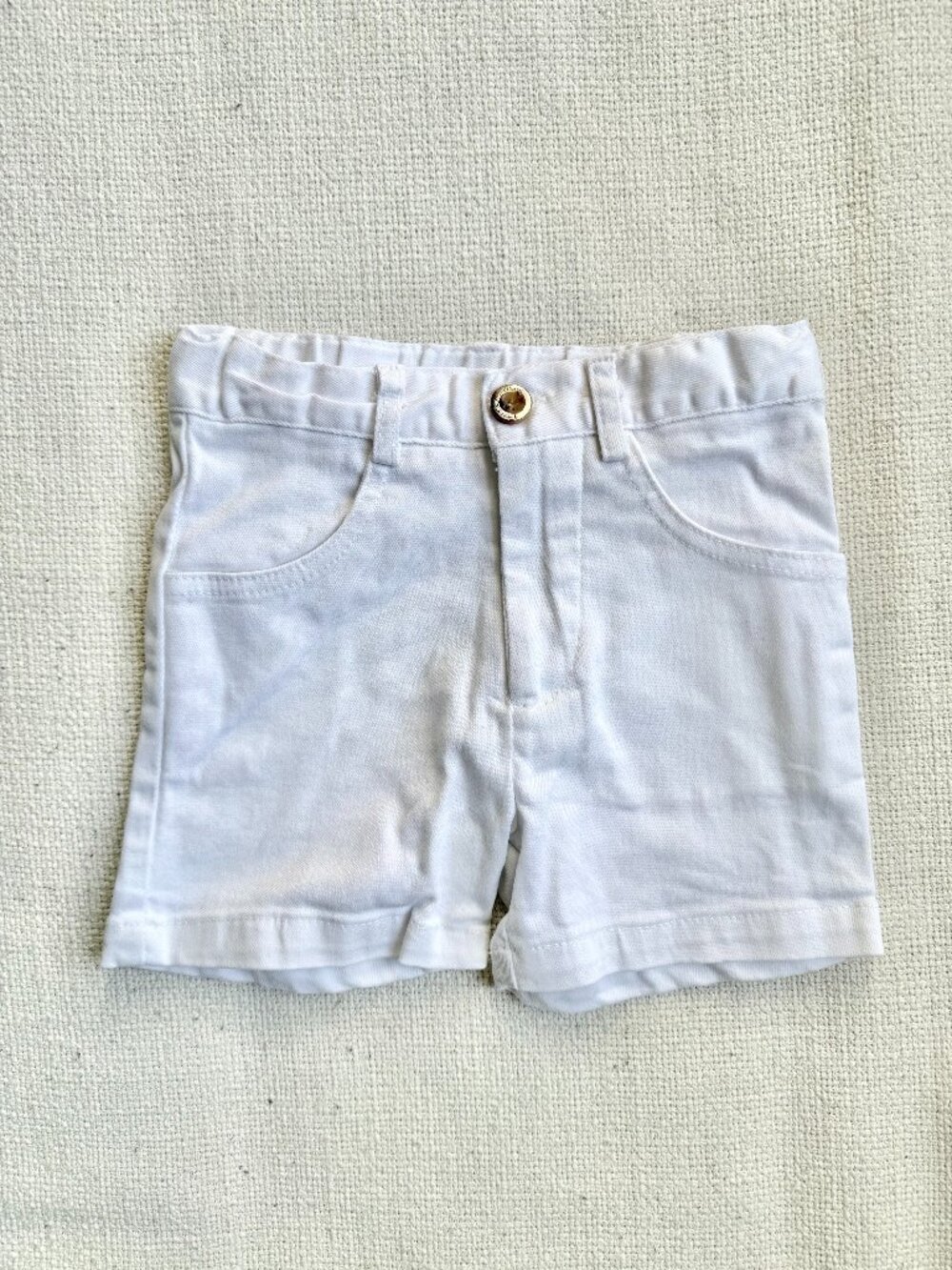 Patricia Mendiluce White Cotton Shorts Size 2A Classic Tailored